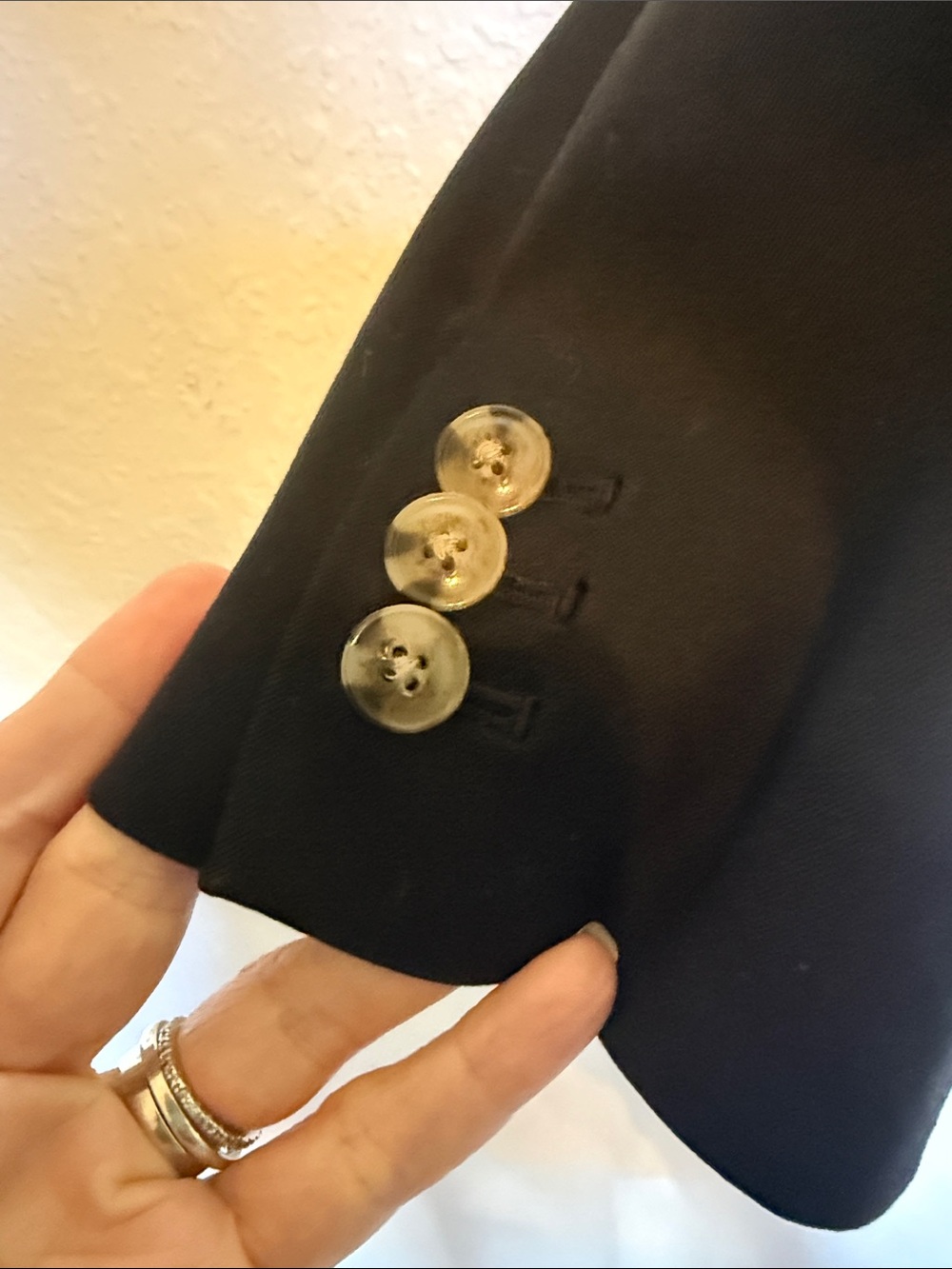 Perfect J.Crew Factory Womens Two Button Blazer Navy 6 - Picture 6 of 10